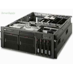 HPE 407658-001 Proliant Dl585 Gen1 ( Dual Core Model) - 2p Amd Opteron 885 / 2.6 Ghz, 2 Gb Of Pc2700 Ddr Sdram, Smart Array 5i Plus Controller With Bbwc, Embedded Nc7782 Pci-x Gb Adapter, 2x 870w Ps, 24x Cd-rom 4u Rack Server.