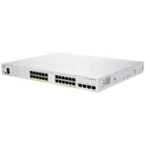 CISCO CBS250-24T-4G 250 Series 250-24t-4g - Switch - L3 - Smart - 24 X 10/100/1000 + 4 X Gigabit Sfp - Rack-mountable.