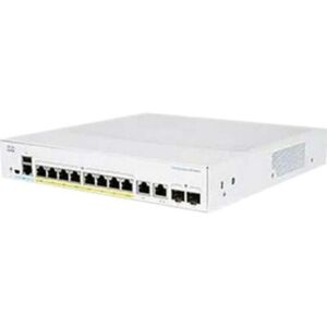 CISCO CBS350-8FP-E-2G Managed Web Switch Level 3 8 Poe + Ports 10/100/1000 Mbps + 2 Combo Ports 1 Gbe / Sfp.