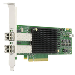 BROADCOM LPE31002-M6 2 Ports 16gfc Short Wave Optical –lc Sfp+ (upgradeable To 32gfc) Fibre Channel Host Bus Adapter. (dell Oem). Full-height.
