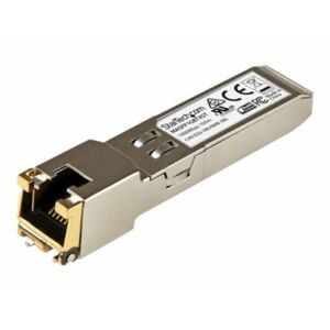 STARTECH MASFP1GBTXST Gigabit Rj45 Copper Sfp Transceiver Module - Cisco Meraki Ma-sfp-1gb-tx Compatible - 100m - Sfp (mini-gbic) Transceiver Module - Gigabit Ethernet.