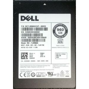 SAMSUNG MZ7LM960HCHP-000D3 Pm863 960gb Sata 6gbps 2.5inch Read Intensive Tcl Internal Solid State Drive. Dell Oem