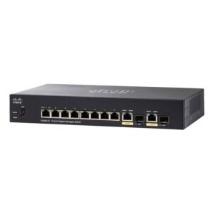 CISCO SG350-10SFP-K9 250 Series Sg350-10sfp Managed L3 Switch - 8 Gigabit Sfp Ports & 2 Combo Gigabit Ethernet/gigabit Sfp Ports.