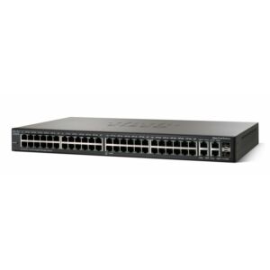 CISCO SG350-52-K9 Small Business Sg350-52 Managed L3 Switch - 48 Ethernet Ports & 2 Combo Gigabit Sfp Ports & 2 Gigabit Sfp Ports.