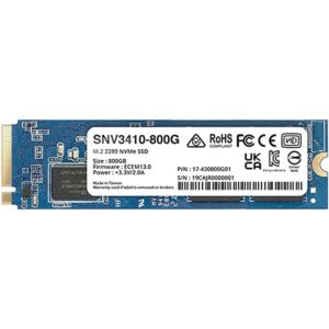 SYNOLOGY SNV3410-800G 800gb M.2 2280 Pci Express 3.0 X4 (nvme) Internal Solid State Drive.