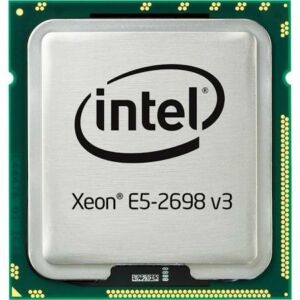 INTEL SR1XE Xeon 16-core E5-2698v3 2.3ghz 40mb L3 Cache 9.6gt/s Qpi Speed Socket Fclga2011-3 22nm 135w Processor Only.