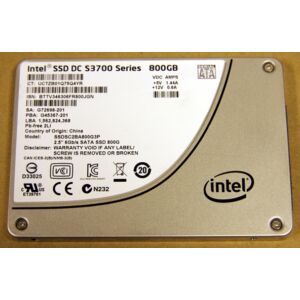 INTEL SSDSC2BA800G3P 800gb Sata-6gbps 2.5inch Multi Level Cell (mlc) Sc Enterprise Value Solid State Drive For Dc S3700 Series (dual Label/ Hp / INTEL). Hp Oem