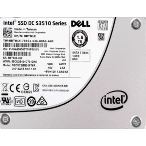 INTEL SSDSC2BB016T6R 1.6tb Mlc Sata 6gbps 2.5inch Enterprise Class Dc S3510 Series Solid State Drive (dual Label/ Dell / INTEL). Dell Oem