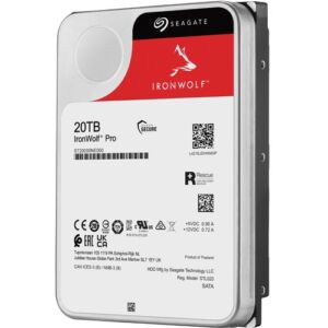 SEAGATE ST20000NE000 Ironwolf Pro 20tb 7200rpm Sata-6gbps 256mb Buffer 3.5inch Hard Disk Drive.  With