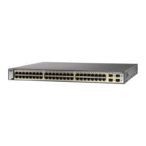CISCO WS-C3750G-48PS-S Catalyst 3750g-48ps-s - Switch - L3 - Managed - 48 X 10/100/1000 + 4 X Sfp - Rack-mountable - Poe.