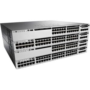 CISCO WS-C3850-48P-E Catalyst 3850-48p-e - Switch - L3 - Managed - 48 X 10/100/1000 (poe+) - Desktop, Rack-mountable - Poe+ Ip Services.