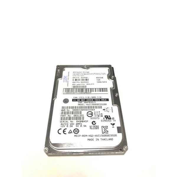 IBM 600GB 15K 12G 2.5INCH SAS HDD