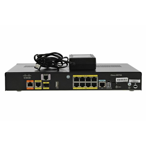 CISCO 8 PORT VDSL/ADSL2+ GIGABIT ETHERNET SECURITY ROUTER