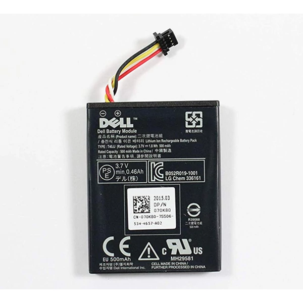 DELL 070K80 3.7v 1.8wh 500mah Lithium-ion Battery For Perc H710 H810.