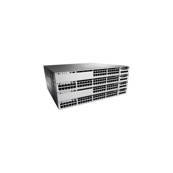 CISCO WS-C3850-48P-E Catalyst 3850-48p-e - Switch - L3 - Managed - 48 X 10/100/1000 (poe+) - Desktop, Rack-mountable - Poe+ Ip Services.