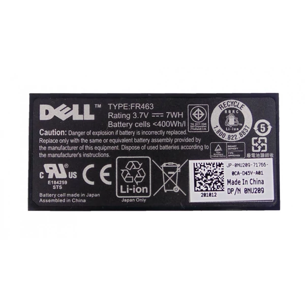 Dell Perc 5 Perc 6 H700 Cache Battery